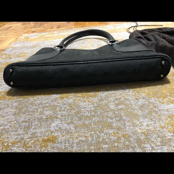 Gucci
Bag Gg Canvas Black Leather Tote - Picture 4 of 5